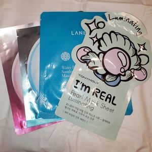 4 Pack Variety Face Sheet Masks